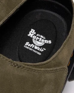Zebzag Anywair Suede Mules in Olive