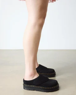 Zebzag Anywair Suede Mules in Black