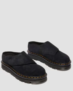 Zebzag Anywair Suede Mules in Black