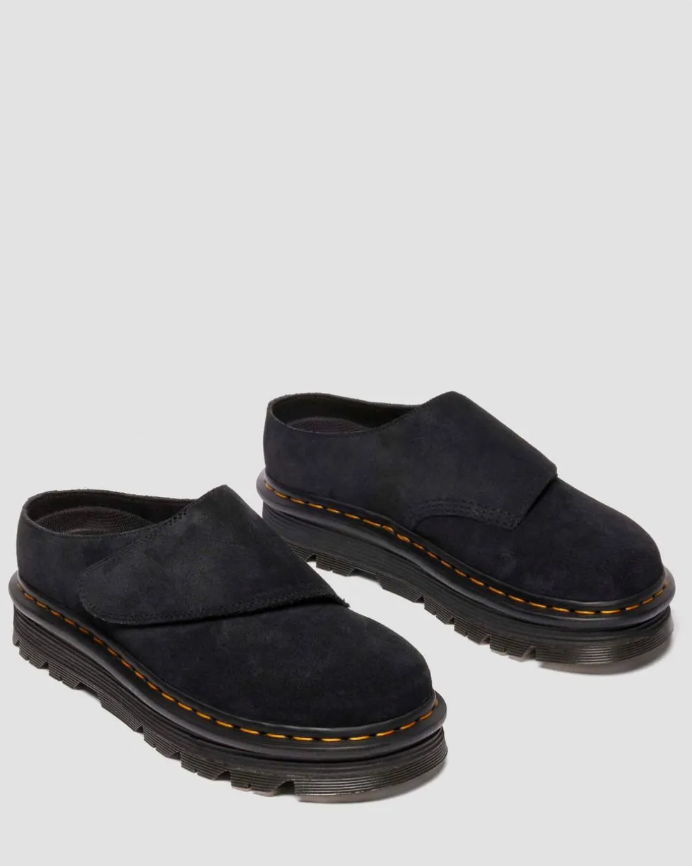 Zebzag Anywair Suede Mules in Black