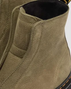 Zebzag Laceless Nubuck Boots in Dms Olive