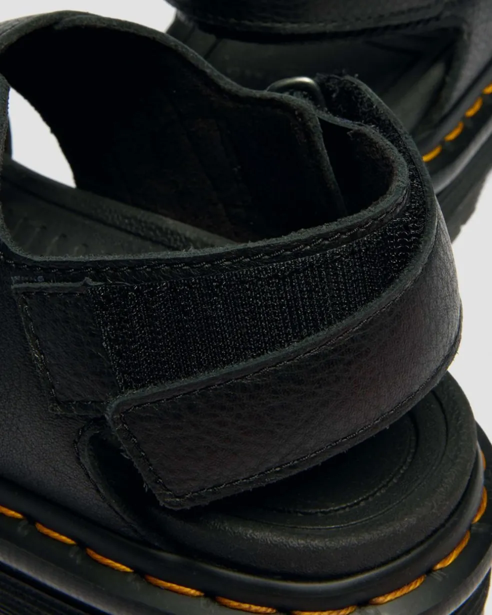 Zebzag Pisa Platform Sandals in Black