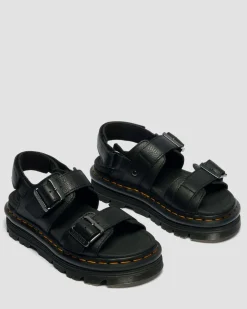 Zebzag Pisa Platform Sandals in Black