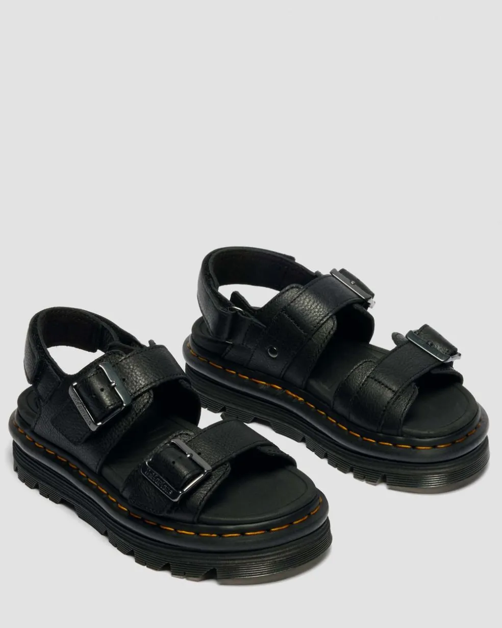 Zebzag Pisa Platform Sandals in Black
