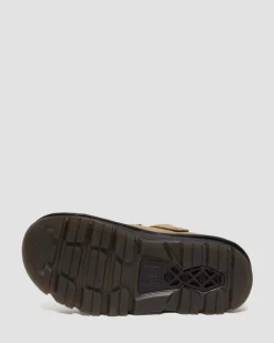 Zebzag Suede Casual Slingback Platform Mules in Savannah Tan
