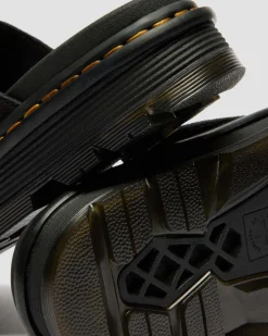 Zebzag Suede Platform Slides in Black